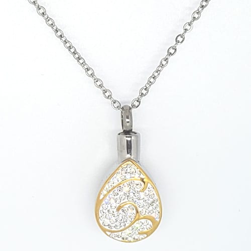 Gold and silver drop