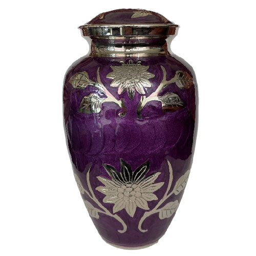 Urne Tournesol violet