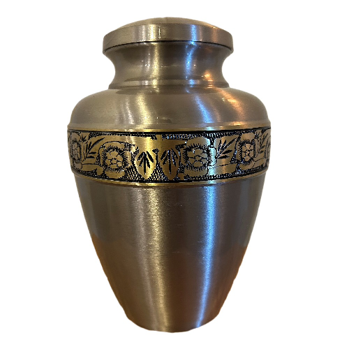 Elegant Pewter Cremation Urn